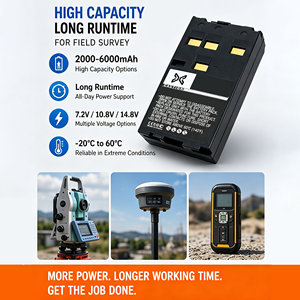 Batterie Li-ion pour station totale <span class=keywords><strong>Leica</strong></span> GEB Topcon BT Sokkia BDC 2000-6000mAh, batteries de construction pour récepteur GPS, personnalisables - Product Image 3