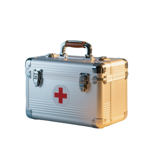ชุดปฐมพยาบาลแบบปรับแต่งได้กล่องอุปกรณ์ทางการแพทย์อะลูมิเนียมกันน้ำและกันกระแทกกล่องเครื่องมือ PP กล่องเครื่องมือ EVA - Product Image 1