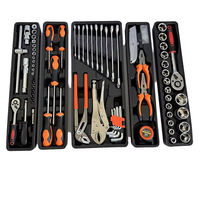 Juego de Herramientas de Reparación de Automóviles Multifuncional Plegable y Portátil de 85 Piezas, Juego de Llaves de Acero al Cromo Vanadio de Alta Calidad, Caja de Herramientas Resistente