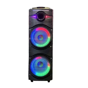 Dual 12 inch Home Theatre System Party Speaker Speakers Audio System Sound Colorful Led light