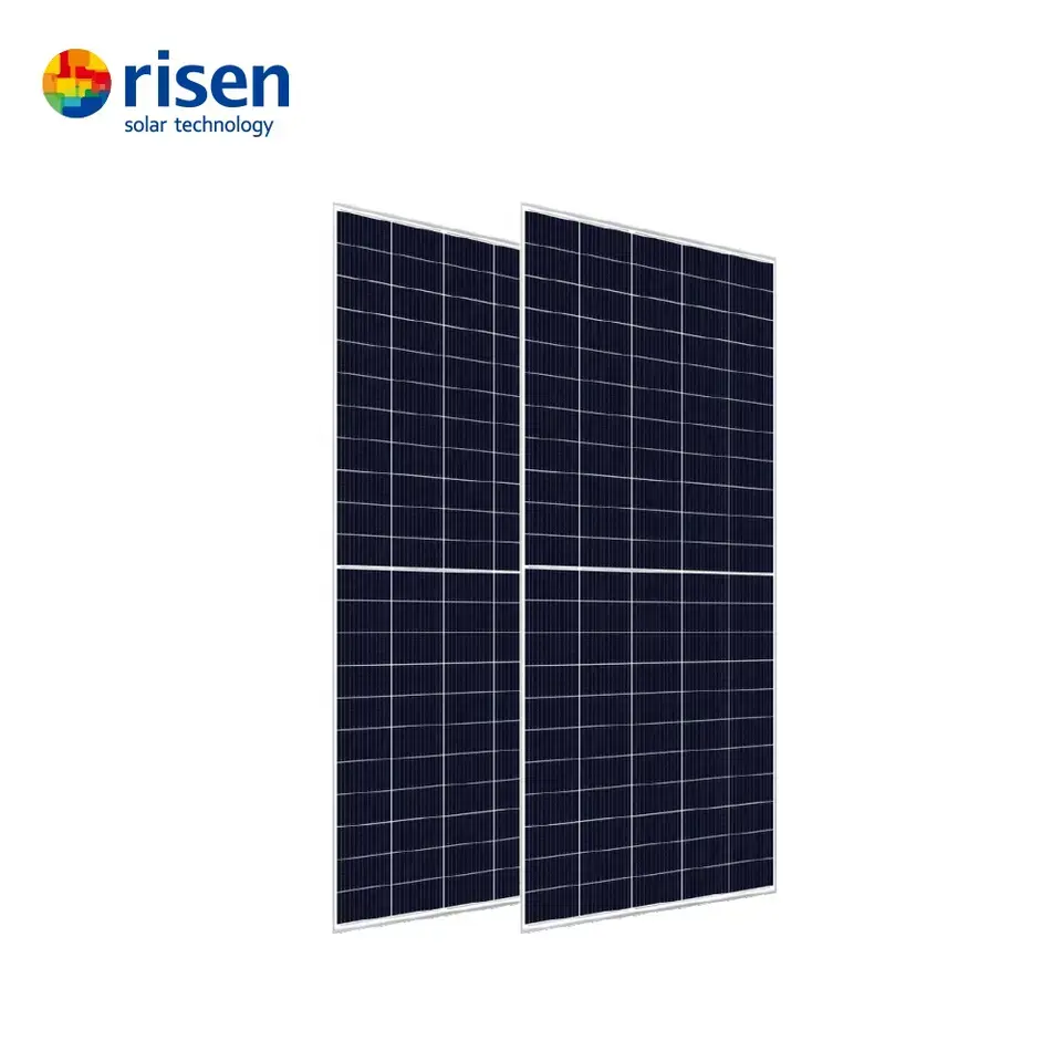 Nouveauté Panneau solaire double verre 645W 650W 655W 660W 665W Panneau solaire haute performance niveau 1 Risen