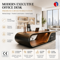 Bureau de direction de luxe pour PDG, mobilier de bureau, bureau de direction pour usage professionnel