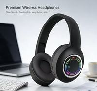 Casque sans fil supra-auriculaire élégant à prix d'usine, plusieurs couleurs tendance, capture vocale claire pour la communication quotidienne