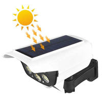 Lampe solaire capteur de mouvement solaire lumière extérieure Ip66 étanche projecteur de caméra LED 10 watts lumières solaires pour voie de jardin