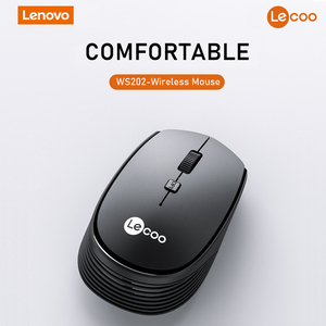 Lecoo WS202 yüksek kalite taşınabilir USB kablosuz fare 1200DPI 4D Mini tarzı Lenovo dizüstü bilgisayar aksesuarları için LED aydınlatmalı - Product Image 3