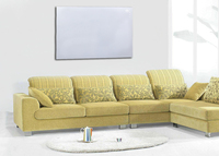 Technologie d'élément chauffant en cristal de carbone, montage mural, C060 600W, infrarouge lointain, thermostat numérique LED, panneaux chauffants pour pièce