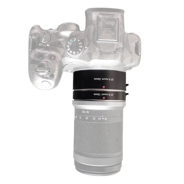 Automatic Extension Tubes 12mm + 24mm R Mount Macro Tubes Sets Lightweight Compatible