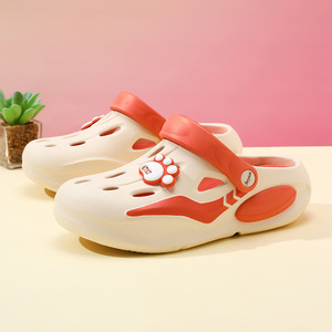 Sandales compensées pour femmes Crocs, motif dessin animé mignon, antidérapantes, pour la plage, chaussures d'été - Product Image 3