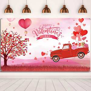 High Quality Custom Affordable Portable Weather Resistant UV Printing Vinyl <b>Banner</b> for Valentine's Day Outdoor/Indoor Display - Product Image 3