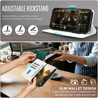 Casing Dompet iPhone 17/16/15/14/13, Bahan TPU+PC Kulit, Anti Benturan 360 °   Penutup Lipat Anti Guncangan dengan Tali Pergelangan Tangan