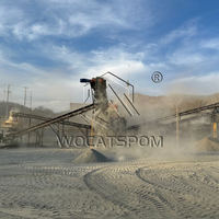 Planta Fija de Trituración y Cribado de Piedra de 400-600 t/h, Línea Completa con Trituradora de Mandíbulas, Cono y Fabricante de Arena para Proyectos de Infraestructura