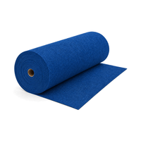 Tapis d'exposition en polyester, toutes couleurs, taille personnalisée, antidérapant, ignifuge, revêtement de sol pour salons professionnels, hôtels et banquets