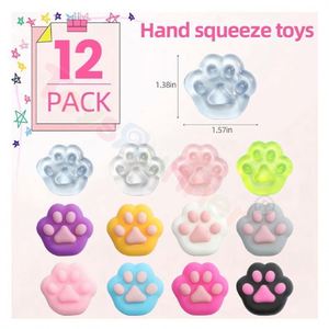 Ultra Soft TPR Material Cat Claw <b>Squishy</b> Toy Set Multi-Color Kawaii Mochi <b>Squishy</b> Ball for Stress Relief Sensory Fidget Toy - Product Image 3