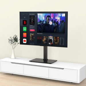 Soporte <span class=keywords><strong>de</strong></span> TV <span class=keywords><strong>de</strong></span> Escritorio <span class=keywords><strong>de</strong></span> Acero Laminado en Frío con Altura Ajustable para TV <span class=keywords><strong>de</strong></span> 32-65 <span class=keywords><strong>Pulgadas</strong></span> con Inclinación <span class=keywords><strong>de</strong></span> <span class=keywords><strong>25</strong></span>° y VESA <span class=keywords><strong>de</strong></span> 600x400 - Product Image 4