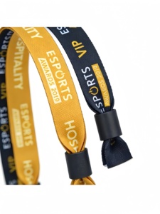 Pulseras <span class=keywords><strong>de</strong></span> Tela Personalizadas <span class=keywords><strong>de</strong></span> 15x350mm, Brazaletes <span class=keywords><strong>de</strong></span> Poliéster con Impresión <span class=keywords><strong>de</strong></span> Logotipo para Eventos y Fiestas - Product Image 4