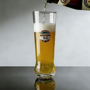 Verre à bière de <span class=keywords><strong>football</strong></span> 400 ml – Tasse à bière, verre à pinte pour bar et <span class=keywords><strong>pub</strong></span>, verre à boisson, verre highball, verre à pilsner - Product Image 4