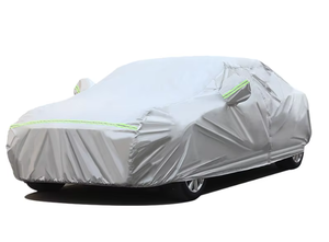 DuPont Oxford Housse de voiture complète doublée de polaire imperméable à l'isolation thermique Protection solaire Pare-<span class=keywords><strong>soleil</strong></span> de voiture pliable universel toutes saisons - Product Image 2