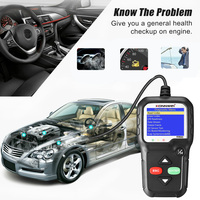 Herramienta de Diagnóstico KW680, Lector de Códigos de Auto, Escáner OBD2, Pantalla a Color de 2.8 Pulgadas, Actualización en Línea Gratuita para Autos de Gasolina Universales de 12V