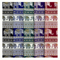 Échantillon gratuit de tissu tissé en rayonne 100% imprimé de 150 cm de largeur, teinture tie-dye pour robe et pyjama, Somalie