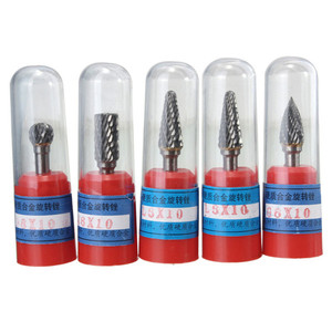 Ensemble de 5 fraises rotatives en carbure de tungstène de haute qualité, tige de 1/4 pouce, 10 mm, outil de gravure CNC <span class=keywords><strong>Drillpro</strong></span> Rb29 - Product Image 1