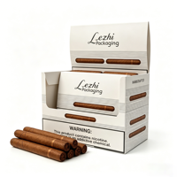Emballages personnalisés en Mylar, enveloppes en feuilles naturelles, enveloppes pour cigares, sachets d'emballage et boîtes de présentation