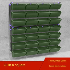 <strong>Wall</strong> <strong>Planters</strong> for <strong>Indoor</strong> Plants Greenwall Vertical Garden Plant Container Outdoor Vertical Green Plastic Box <strong>Wall</strong> <strong>Planter</strong> - Product Image 2