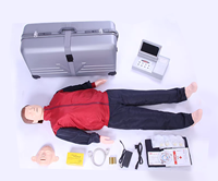 Mannequin de formation en RCP automatique avancé pour la réanimation cardio-pulmonaire (RCP) avec simulation de respiration artificielle CE/ISO