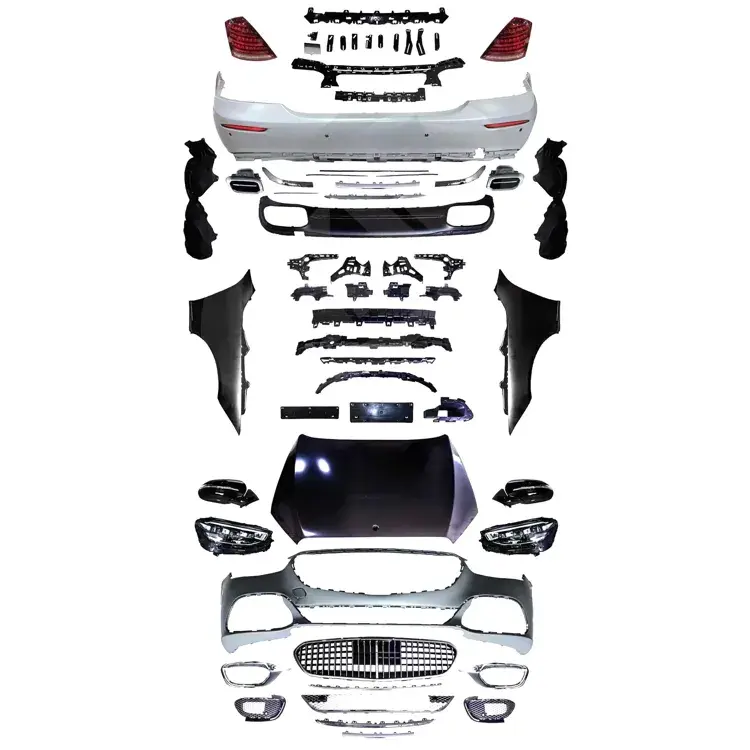 Pour Mercedes Benz classe S W221 2006-2012 Kits de carrosserie mise à niveau vers les pièces de voiture de Conversion W223