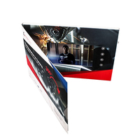 Vente directe usine : Boîte de brochure vidéo en papier fait main 7 et 10,1 pouces avec écran LCD, carte cadeau, livret de vœux, lecteur de mariage pour la publicité