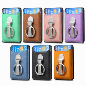 Tarjetero Portátil de PU con Soporte Personalizado de un Toque, Estuche Magnético para Tarjetas de Crédito, Cartera de Moda para Mujer - Product Image 3