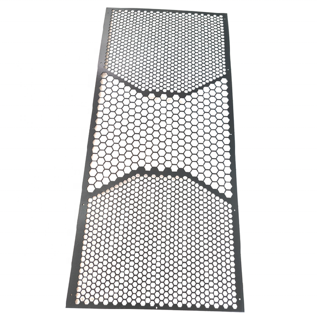 Factory Wholesale Customized Honeycomb Design Powder Coating Speaker Grills Perforated Metal Sheet