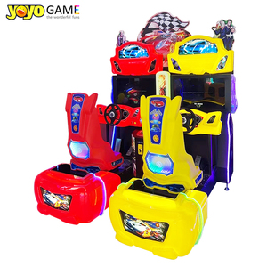 Yoyogame 32 pouces, <span class=keywords><strong>jeu</strong></span> d'arcade <span class=keywords><strong>de</strong></span> course automobile HD <span class=keywords><strong>de</strong></span> luxe en métal pour 2 joueurs, à monnayeur, avec plateau <span class=keywords><strong>de</strong></span> <span class=keywords><strong>jeu</strong></span> 32x2, garantie 1 an pour les centres commerciaux - Product Image 1