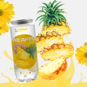 Bevande Gassate al Gusto di Frutta Elisha 350ml in Lattina Trasparente Senza Energia Senza Zuccheri Aggiunti Basse <span class=keywords><strong>Calorie</strong></span> per Bambini e Adulti - Product Image 1