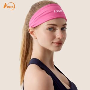 Aoyema ผ้าคาดศีรษะไนลอนสำหรับวิ่งออกกำลังกายเล่นกีฬาออกกำลังกายเล่นโยคะสำหรับผู้หญิง - Product Image 1