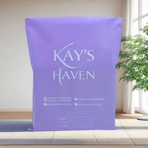 Hot Sell Custom Printed Eco Red Plant-Based Poly <b>Waterproof</b> Recyclable Mailer Bag for Blush and T-shirt Shipping - Product Image 2