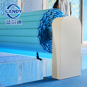 Couverture de <span class=keywords><strong>piscine</strong></span> rétractable automatique Landy PC D59, protection UV, anti-poussière, pour <span class=keywords><strong>piscine</strong></span> - Product Image 3