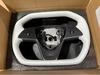 Volant en cuir personnalisé avec fibre de carbone et LED, adapté à BMW, Mercedes Benz, Volkswagen, Tesla, Audi, Porsche