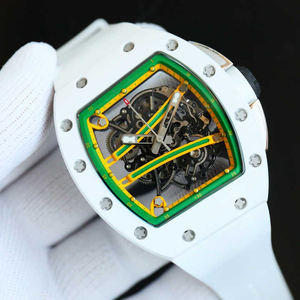 Reloj de Pulsera Negro para Hombre - Diseño Hueco con Movimiento Mecánico Automático - Product Image 6