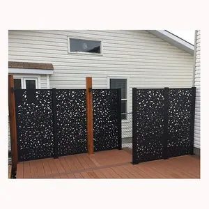 custom hot dip galvanized steel street metal fence