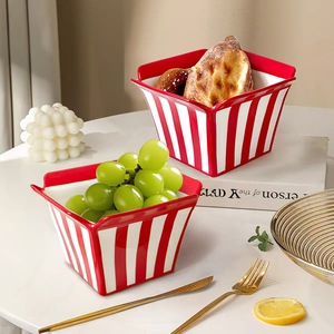 Venta Directa de Fábrica, Juego de Tazones de Cerámica Ecológicos de 6 Pulgadas, Estilo Europeo, para Aperitivos y Fideos Instantáneos, Excelente Apariencia - Product Image 2