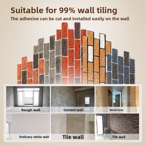 Paneles Decorativos y Azulejos <span class=keywords><strong>de</strong></span> Pared <span class=keywords><strong>de</strong></span> Imitación <span class=keywords><strong>de</strong></span> Ladrillo Antiguo <span class=keywords><strong>de</strong></span> PU Ligero para Uso Interior/Exterior en Villas y Hogares - Product Image 3