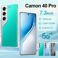 Smartphones 5G Wholesale Camon 40 Pro Techno, Deca-Core, 7,3 Pouces, 16+1 To, avec 7800 mAh, 108 Mpx, Téléphone Android