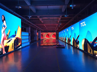 Layar LED Sewa P2.976 Kabinet Aluminium Pemasangan Cepat untuk Panggung Dinding LED Acara Pernikahan