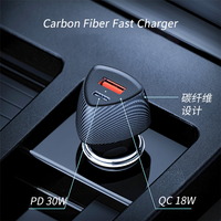 Chargeur de voiture double port 51W PD3.0 QC3.0 à charge rapide, compatibilité universelle pour appareils USB, directement de l'usine