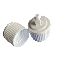 Nouveau design en plastique 24MM 28MM tourelle à bec nervuré distribution bouchon à rabat bouchons de bouteille couvercle pour shampooing bouteille à presser