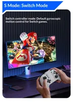 Nuevo Control Inalámbrico RGB 2026 para Nintendo Switch 2, Switch y PC con Receptor 2.4G, Giroscopio, Turbo y Función de Movimiento