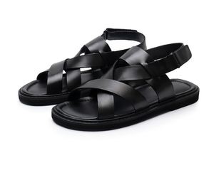 Sandalias de Playa para Hombre, de Cuero Vacuno, Clásicas, Modernas, Casuales, Transpirables, Ligeras, para Exteriores - Product Image 3