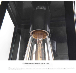 <span class=keywords><strong>Out</strong></span> <span class=keywords><strong>Side</strong></span> ánh sáng bề mặt gắn retro phong cách tối giản Tường Đèn lồng ngoài trời tường ánh sáng không thấm nước chống bụi ngoài trời Tường Đèn - Product Image 3