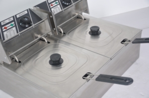 Freidora Eléctrica Comercial de Doble Tanque 6L+6L para Patatas Fritas y Pollo Frito, Modelo 2026, Gran Venta para el Hogar - Product Image 6