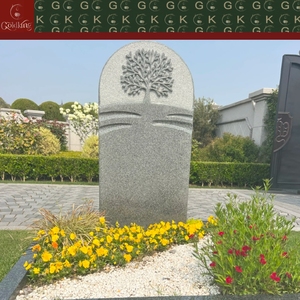 หินแกรนิต GOLDKING รูปหัวใจ ขัดเงา สีเบจ สำหรับสุสาน สวนอนุสรณ์ และหลุมศพครอบครัว - Product Image 5